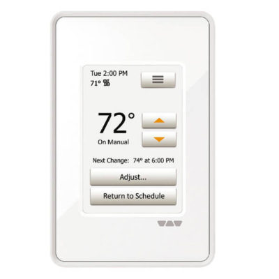programmable touchscreen thermostat