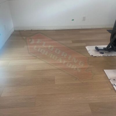 installing new vinyl floor in home