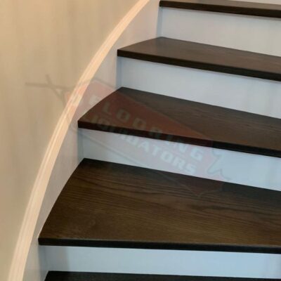 brand new hardwood floors install in home
