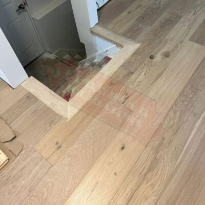 engineered hardwood flooring install in new house