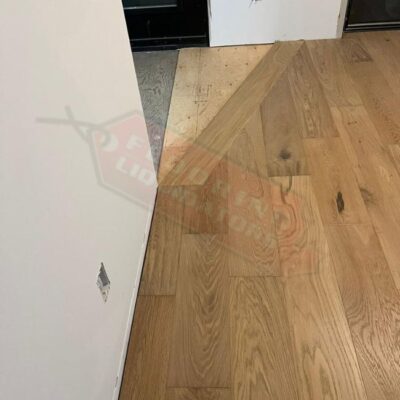 engineered hardwood floors install in new house