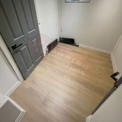 home renovating with new vinyl floors