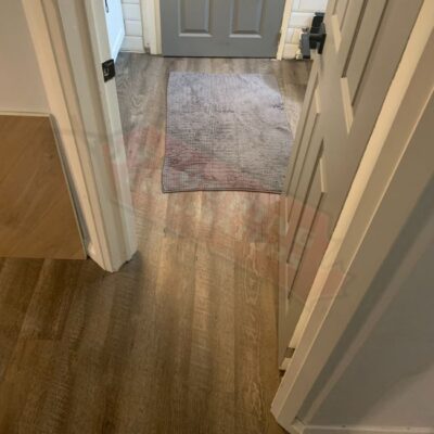 home renovation new vinyl floors install