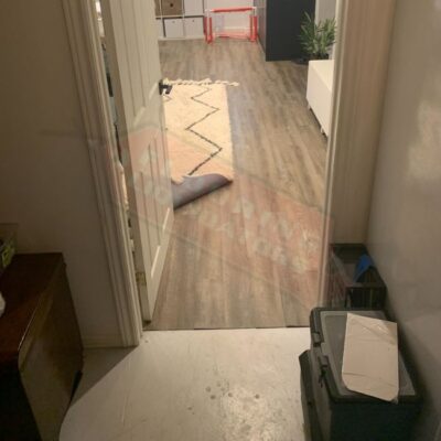 home renovation vinyl floors install