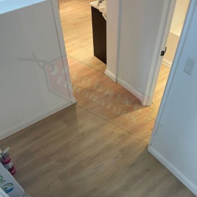 renovating home with vinyl floors