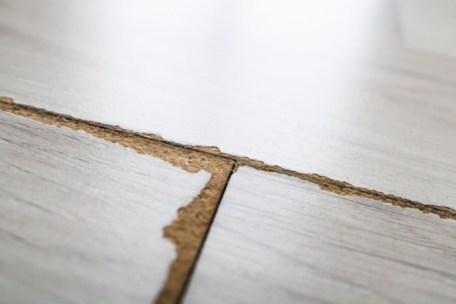 water damaged laminate floors