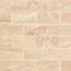 aria oro 2x4 mosaic polished