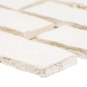 alpine white clay brick tile edge