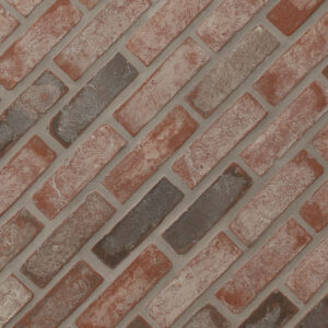 noble red clay brick 2.25x7.5 iso