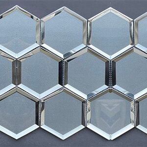 Diamante Grigio Hex Glass