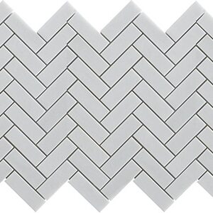 NESHADA -  THASSOS HERRINGBONE - MOSAIC