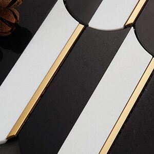 Aerial Elongated Black and White