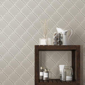 NESHADA - GALAXY - 4"ARABESQUE - GLASS MOSAIC