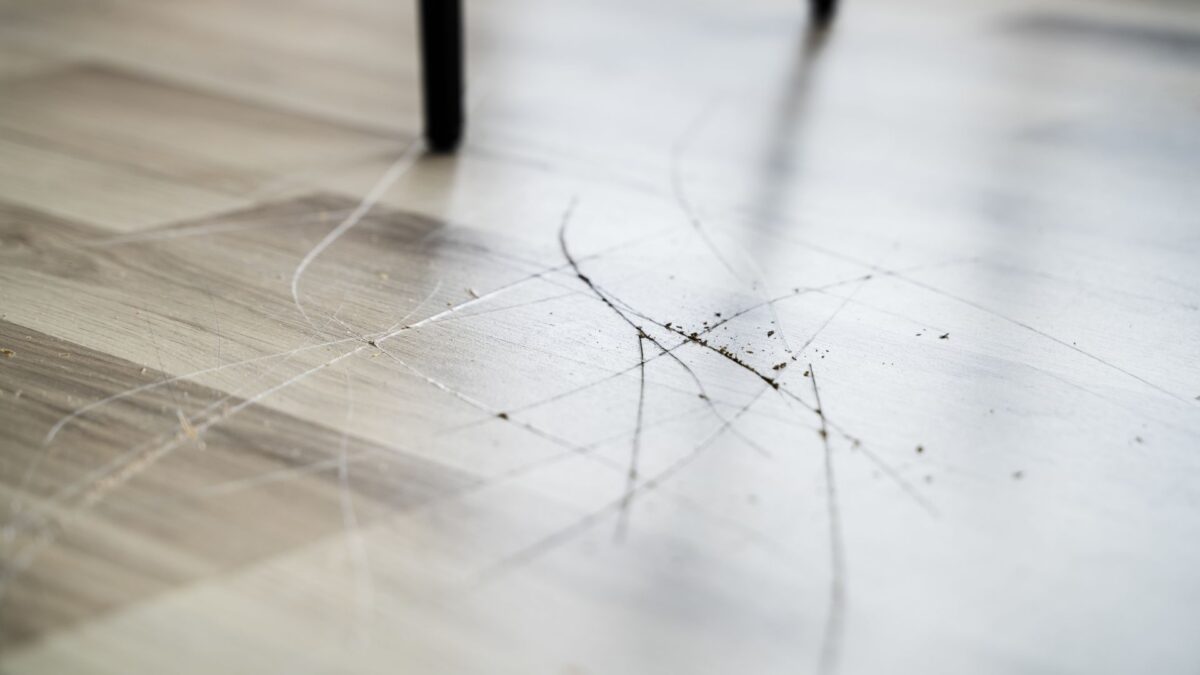 fix scratched flooring