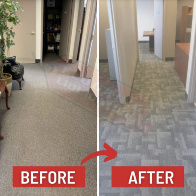 commercial carpet tile vs broadloom
